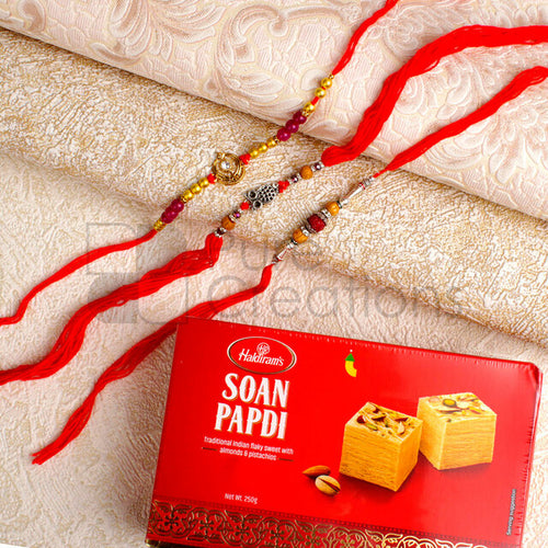 Ek Onkar Rakhi with Sweet Hamper - For Canada